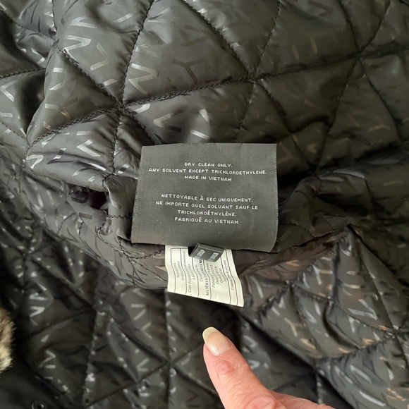 Marc New York Black Jacket with Faux Fur Collar Size M - Picture 10 of 12